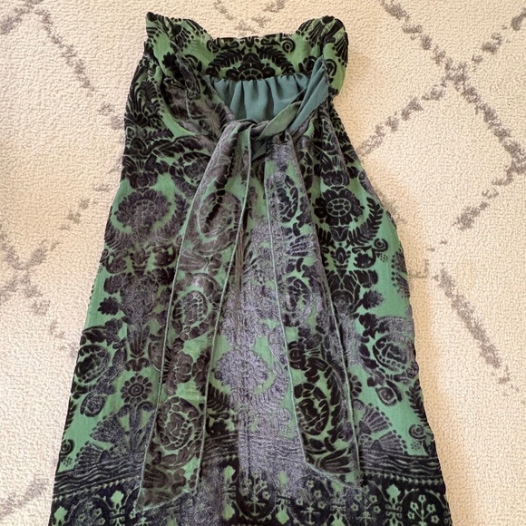 Black and Green Shift Dress- Max Studio - Picture 2 of 8